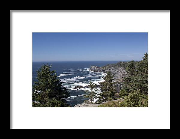 Gull Framed Print featuring the photograph Gull Rock and Burnt Head by Jean Macaluso