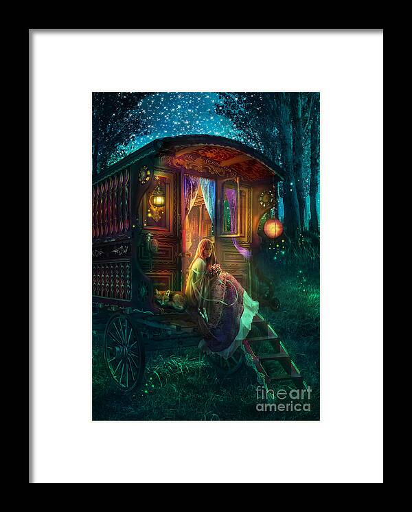 Gypsy Framed Print featuring the photograph Gypsy Firefly by MGL Meiklejohn Graphics Licensing