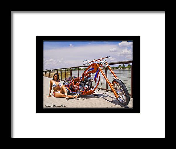 Custom Built Harley Davidson Framed Print featuring the photograph H-D_d by Walter Herrit
