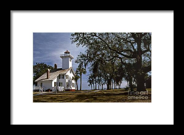 Sc Framed Print featuring the photograph Haig Point Lighthouse by Skip Willits
