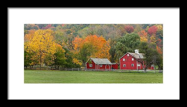 Hale Farm And Village Framed Print featuring the photograph Hale Farm and Village by Daniel Behm