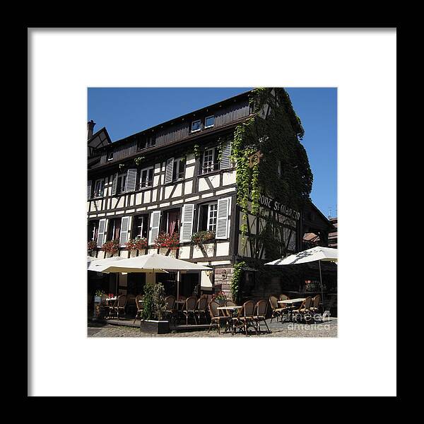 Timber Framed Print featuring the photograph Half-Timbered House in Strasbourg 2 by Amanda Mohler