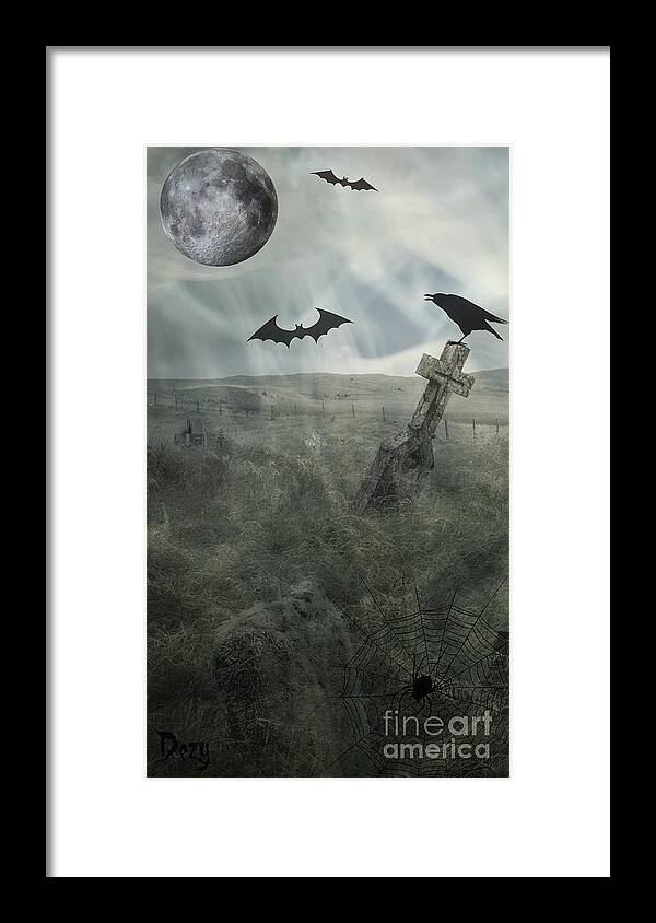 Halloween Framed Print featuring the digital art Halloween iphone5 by Mindy Bench