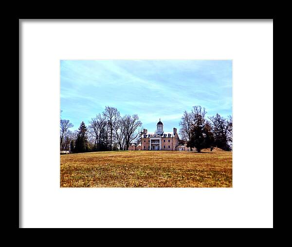 Towson Framed Print featuring the photograph Hampton Mansion by Chris Montcalmo
