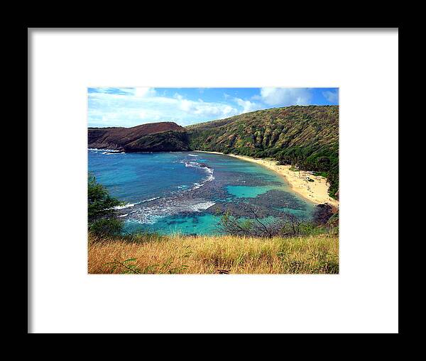 Hawaii Framed Print featuring the photograph Hanauma Bay by Phillip Garcia