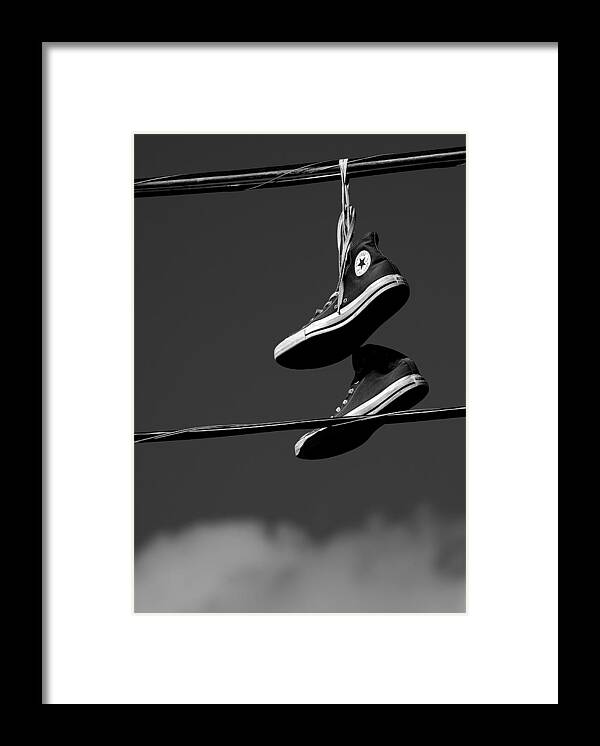 Hanging Framed Print featuring the photograph Hang Ten by Steven Milner