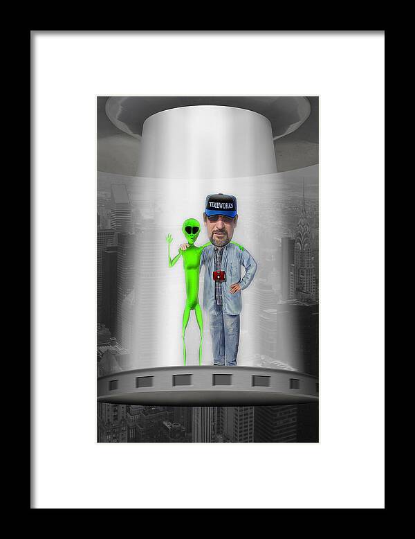 Alien Framed Print featuring the photograph Hangin with G by Mike McGlothlen