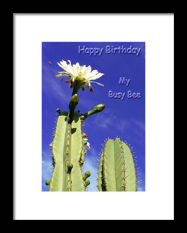 Birthday Framed Print featuring the photograph Happy Birthday Card And Print 20 by Mariusz Kula