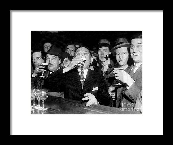 Stamp Out Prohibition Framed Print featuring the photograph Happy Days Are Here Again by Jon Neidert