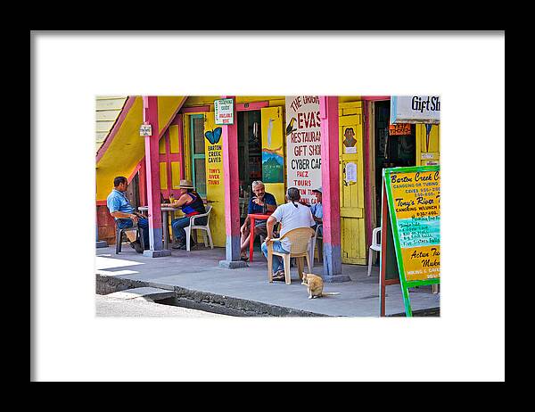 Belize Framed Print featuring the photograph Happy Hour in Belize by Randy Green