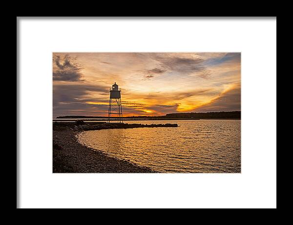 Sunrise Framed Print featuring the photograph Harbor Sunrise by Gary McCormick