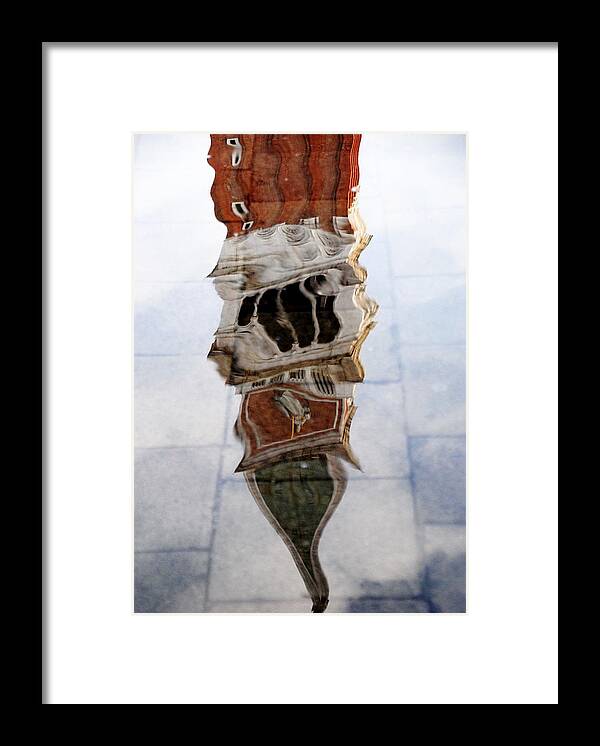 Acqua Alta Framed Print featuring the photograph Hard to Tell the Time by Jacqueline M Lewis