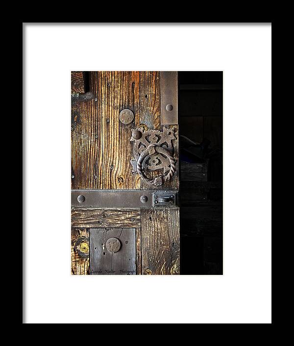 Wood Framed Print featuring the photograph Hardware by Lucinda Walter
