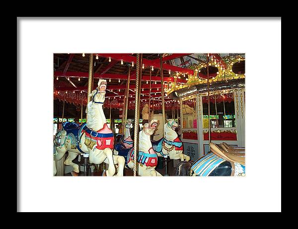Carousel Framed Print featuring the photograph Hartford Carousel by Barbara McDevitt