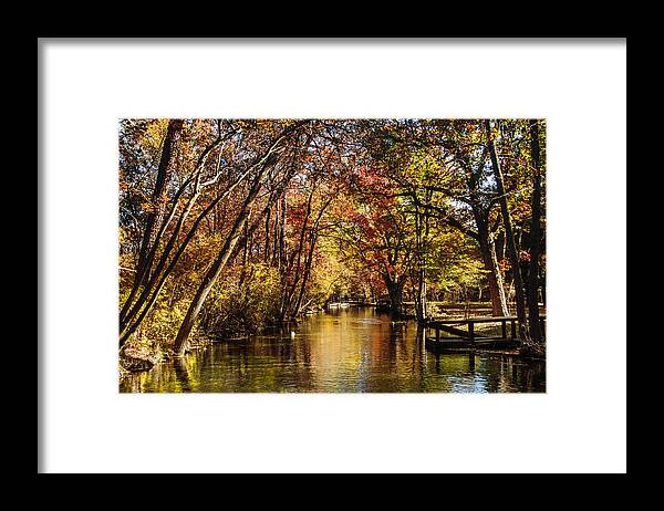 Park Framed Print featuring the photograph Hatchery in Autumn by Cathy Kovarik