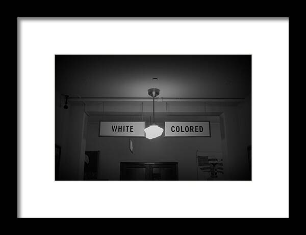 Monroe Framed Print featuring the photograph Hatred bw by Elizabeth Sullivan