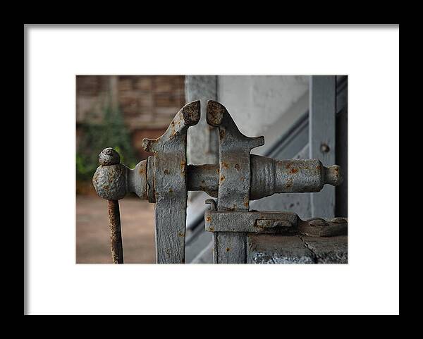 Vice Framed Print featuring the photograph Hattersleys vice by Jerry Daniel