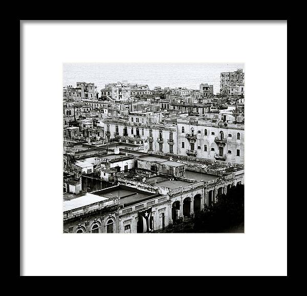 Havana Framed Print featuring the photograph Havana City by Shaun Higson