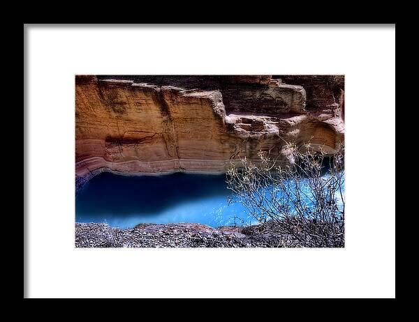 Grand Canyon Framed Print featuring the photograph Havasu Creek by Ellen Heaverlo
