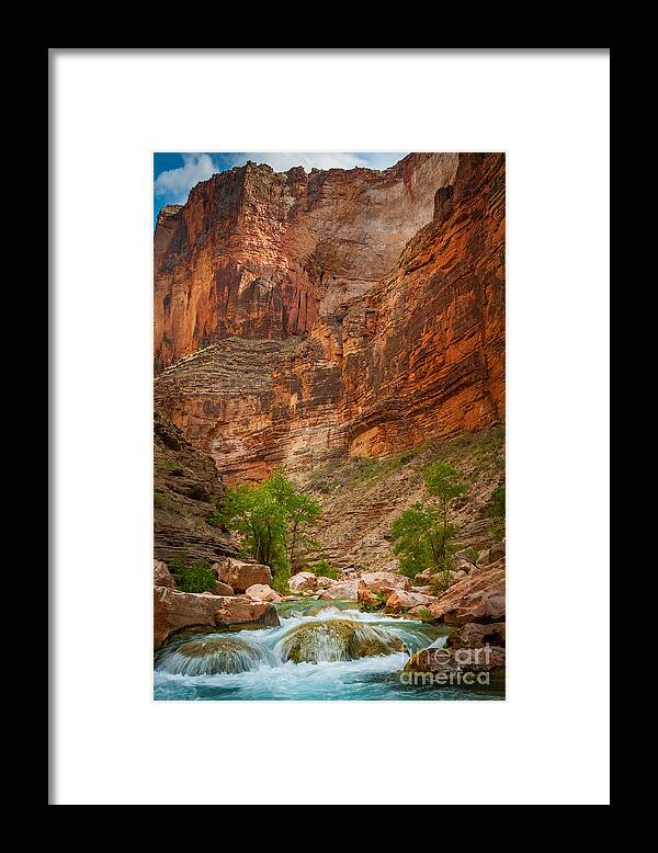America Framed Print featuring the photograph Havasu Creek Number 3 by Inge Johnsson