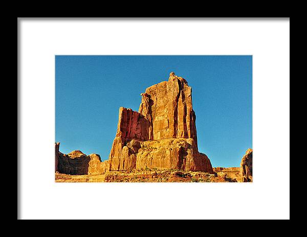 Arches Framed Print featuring the photograph Have A Seat - Arches National Park - Moab - Utah by Bruce Friedman
