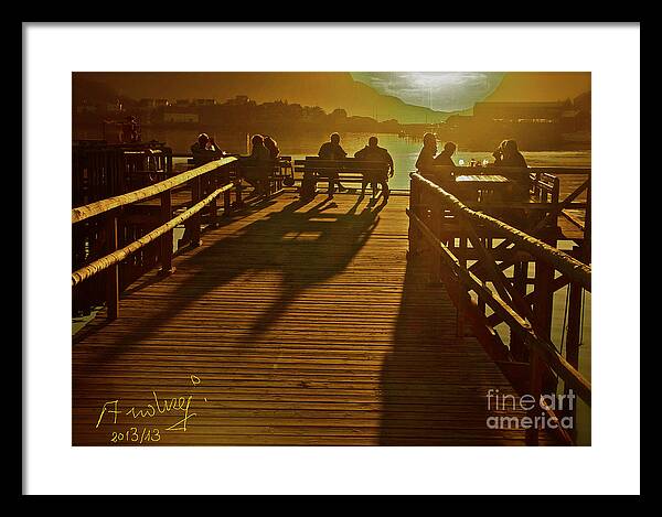 Giclee Landscape Prints On Canvas Framed Print featuring the photograph Have you ever been to heaven . by Andrzej Goszcz 