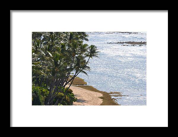 Ocean Framed Print featuring the photograph Hawaii Shores by Amanda Eberly