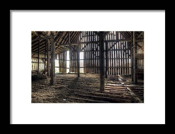 Barn Framed Print featuring the photograph Hay Loft 2 by Scott Norris