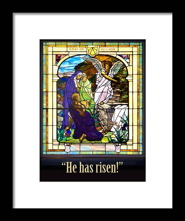 He Has Risen Framed Print featuring the photograph He Has Risen by Rod Seel