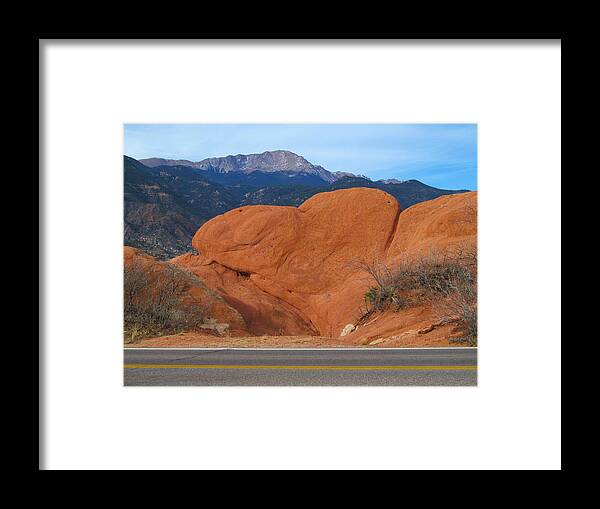 Colorado Framed Print featuring the photograph Heart of the Garden of the Gods by Becca Buecher