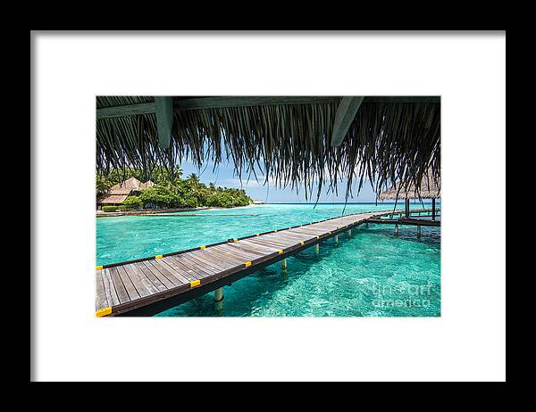 Boardwalk Framed Print featuring the photograph Heavenly View by Hannes Cmarits