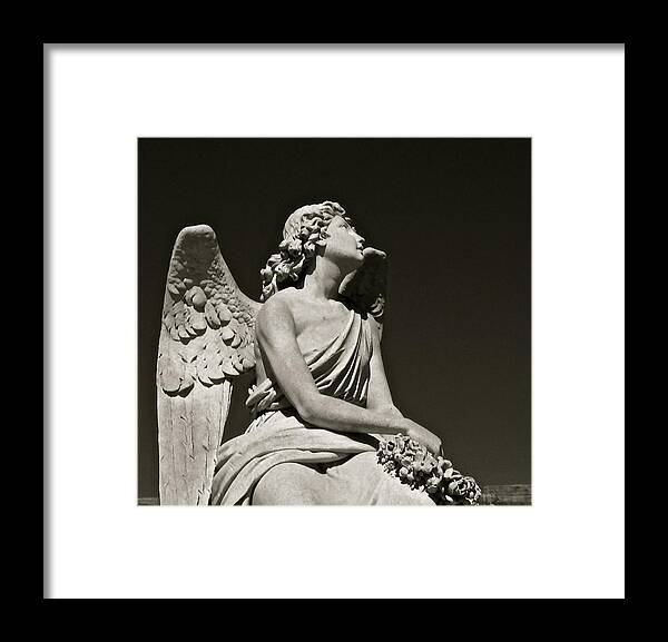 Angel Framed Print featuring the photograph Heaven's Gaze by Kim Pippinger