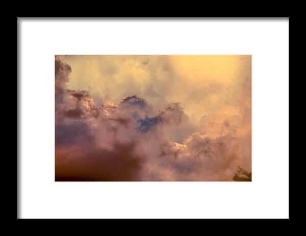 Clouds Framed Print featuring the photograph Heavensky 2 by Ronda Broatch