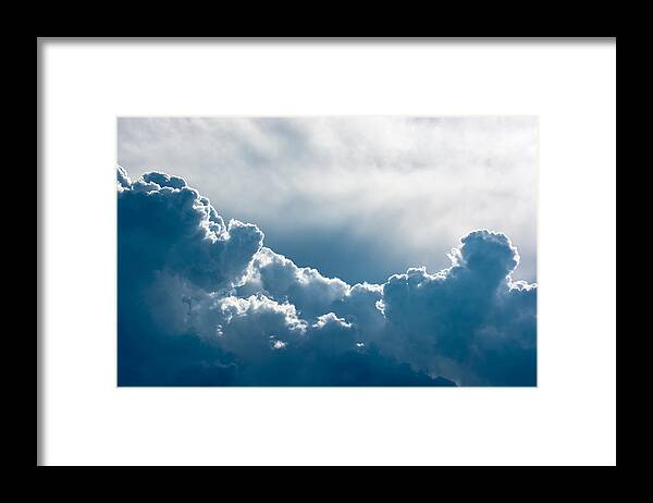 Sky Framed Print featuring the photograph Heavy Thunderclouds on the Sky by Andreas Berthold