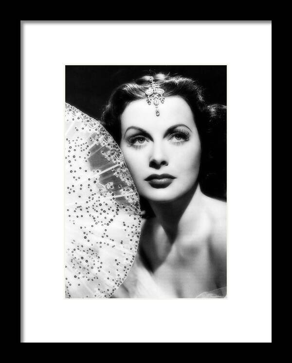 Hedy Lamarr Framed Print featuring the photograph Hedy Lamarr by Mountain Dreams