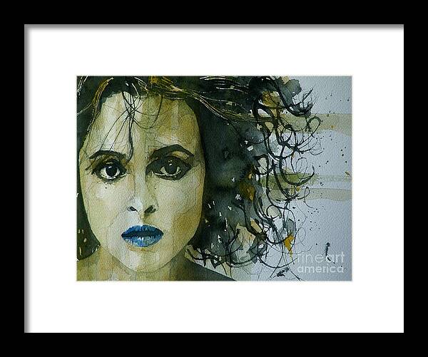 Helena Bonham Carter  Framed Print featuring the painting Helena bonham Carter by Paul Lovering