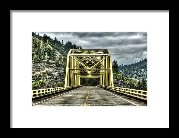Hellgate Framed Print featuring the photograph Hellgate Canyon by Steve Parr