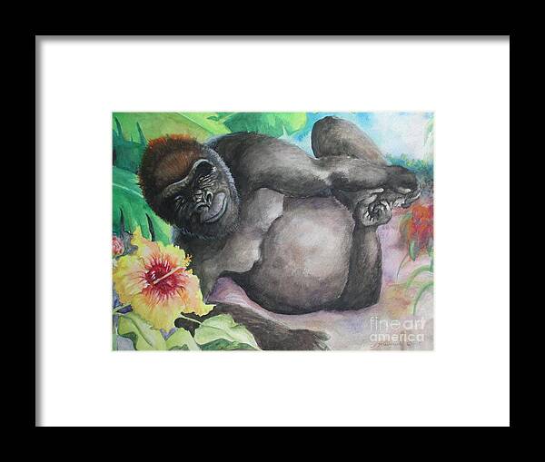  Framed Print featuring the painting Hello Beautiful by Lynn Maverick Denzer