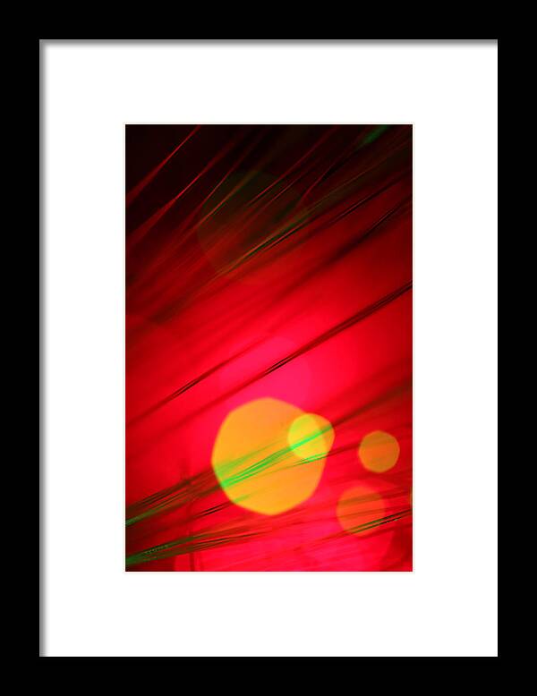 Abstract Framed Print featuring the photograph Here Comes the Sun by Dazzle Zazz