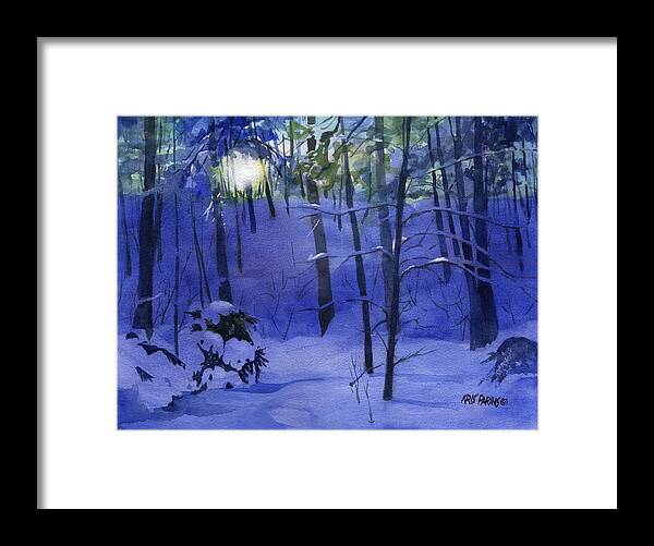 Kris Parins Framed Print featuring the painting Here Comes the Sun by Kris Parins