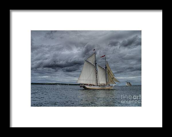 Ship Framed Print featuring the photograph Heritage by Alana Ranney