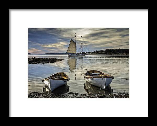 Windjammer Framed Print featuring the photograph Heritage Boats by Fred LeBlanc