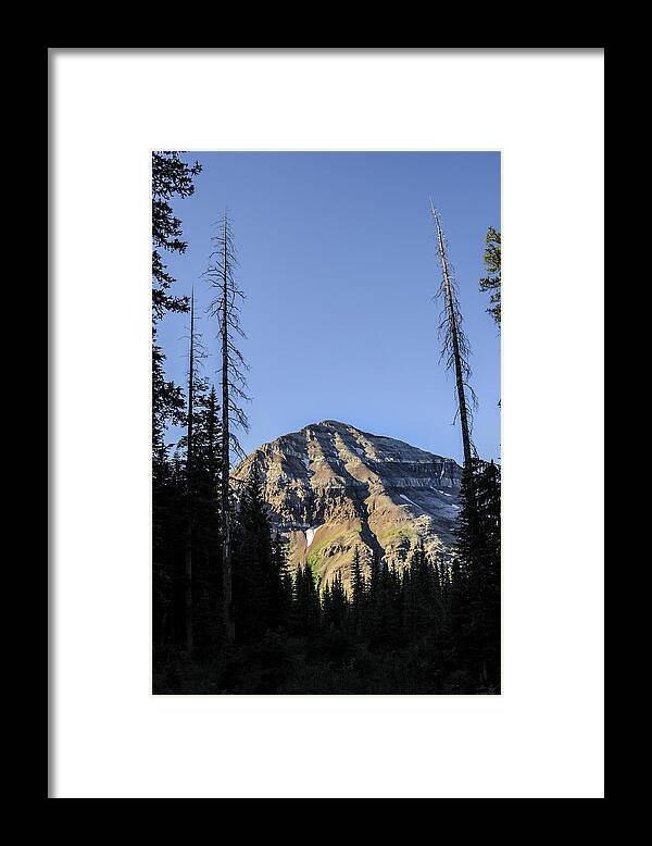 Hesperus Framed Print featuring the photograph Hesperus Mountain by Aaron Spong