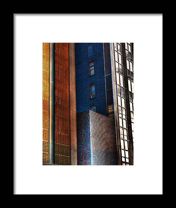 2009 Framed Print featuring the photograph Hi Rise Abstract by Robert FERD Frank