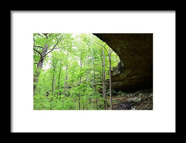 Schermerhorn Trail Framed Print featuring the photograph Hideout Hollow 3 by Laureen Murtha Menzl