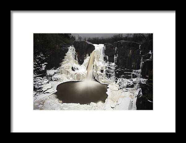 Autumn Framed Print featuring the photograph High Falls by Jakub Sisak