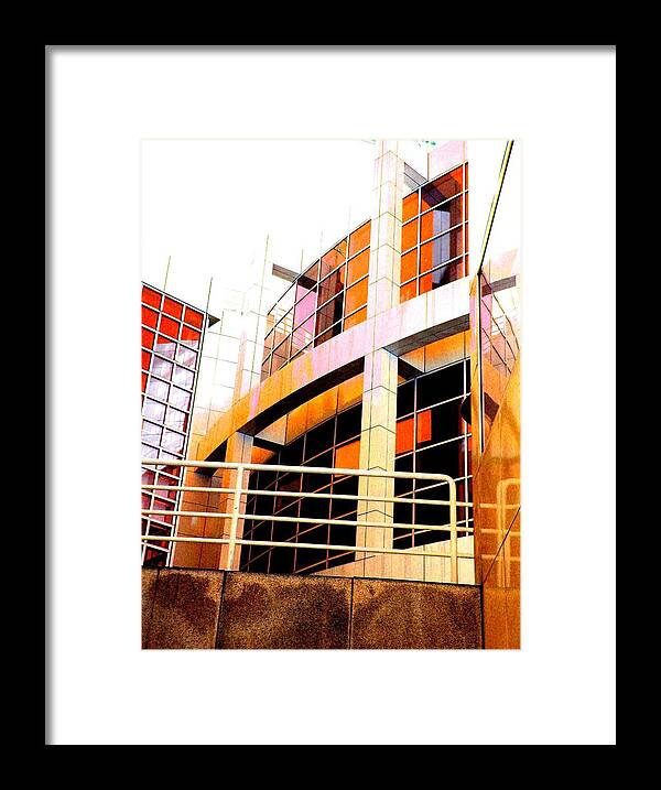 Outside Framed Print featuring the photograph High Museum of Art by Cleaster Cotton