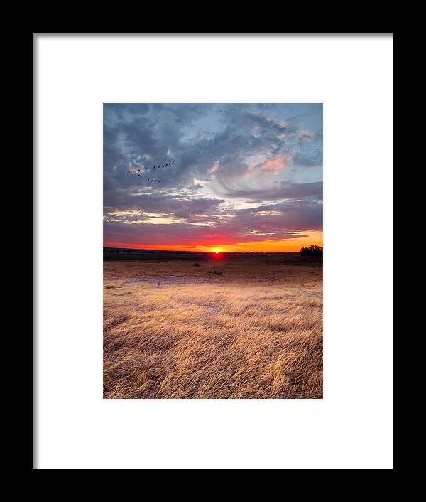 High Plains Framed Print featuring the photograph High Plains Sunrise by Ric Soulen