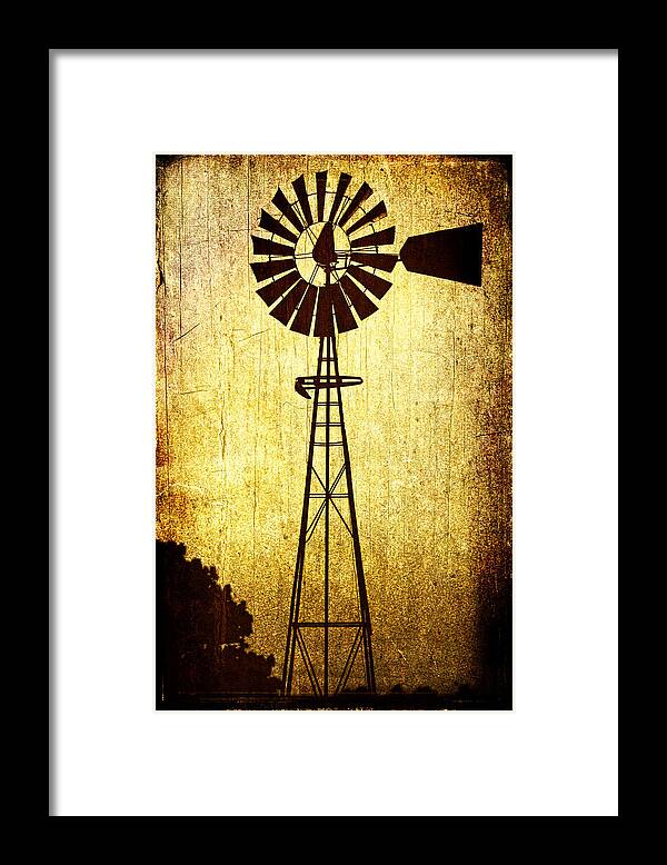 Lincoln Rogers Framed Print featuring the photograph High Prairie Sentinel by Lincoln Rogers