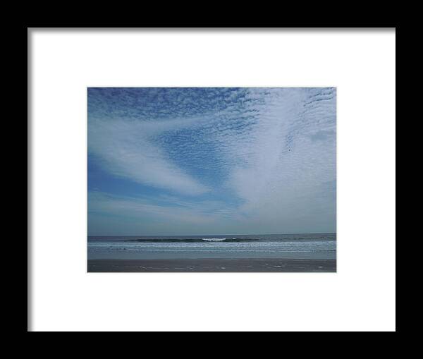 Landscape Framed Print featuring the photograph High Sky by Ellen Meakin